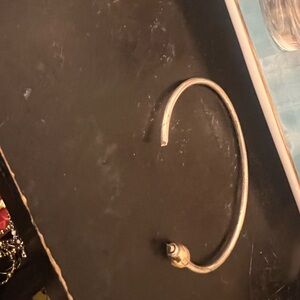 Eden hand arts gold screwball with silver band bracelet